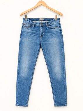 Hudson Krista Crop Super Skinny Jeans Women’s 28 Blue Mid Rise Stretch